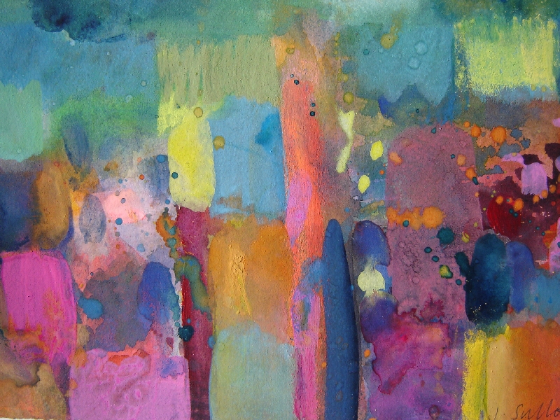 Garden (gouache & watercolour)